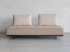 【オアシス/OASIS / GOODS】のGLOW SOFA / グロー ソファ 3人掛けベース 張地:ベース / サンド(スウェード調)、背クッション / クリーム(スウェード調)|ID: prp329100004940882 ipo3291000000037080951
