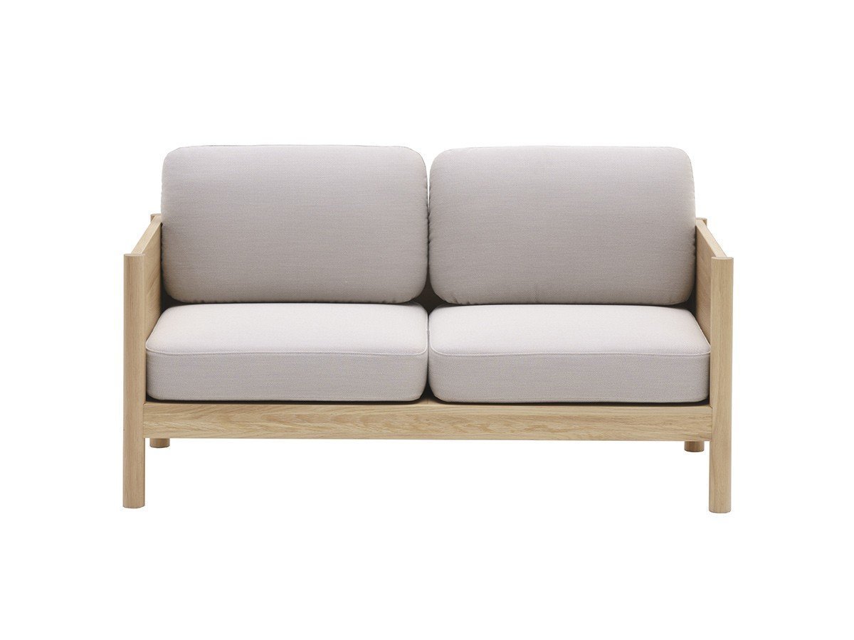 【カリモクニュースタンダード/KARIMOKU NEW STANDARD / GOODS】のCASTOR LOBBY SOFA 2-SEATER / キャストール ロビーソファー 2シーター インテリア・キッズ・メンズ・レディースファッション・服の通販 founy(ファニー) 　エレガント 上品　Elegant　クッション　Cushion, Throw Pillow　テーブル　Table, Dining Table　ファブリック　Fabric, Textile　フレーム　Frame, Outline　ホーム・キャンプ・アウトドア・お取り寄せ　Home Living / Home & Lifestyle / Camping Gear / Outdoor Camping　家具・インテリア　Home Furniture & Interior. Stylish & Functional Living Spaces　ソファー　Couches & Sofas　張地:B786 ベージュ(クヴァドラ・スティールカット トリオ 3)|ID: prp329100004940904 ipo3291000000037081201