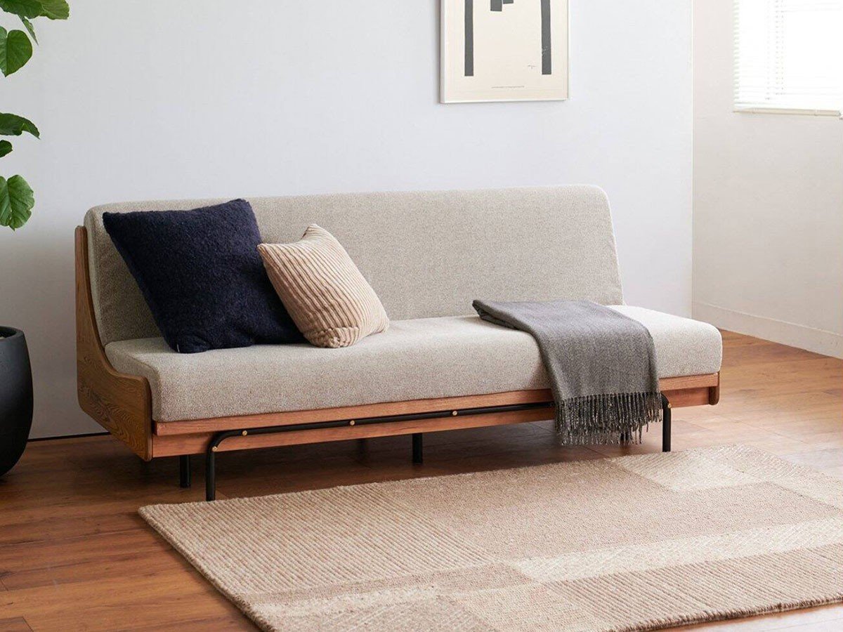 【ジャーナルスタンダード ファニチャー/journal standard Furniture / GOODS】のHABITAT SOFA BED / ハビタ ソファベッド 幅180cm インテリア・キッズ・メンズ・レディースファッション・服の通販 founy(ファニー) 　クッション　Cushion, Throw Pillow　軽量　Lightweight, Ultra Light　ホーム・キャンプ・アウトドア・お取り寄せ　Home Living / Home & Lifestyle / Camping Gear / Outdoor Camping　家具・インテリア　Home Furniture & Interior. Stylish & Functional Living Spaces　ソファー　Couches & Sofas　張地:ベージュ|ID: prp329100004940909 ipo3291000000037081290