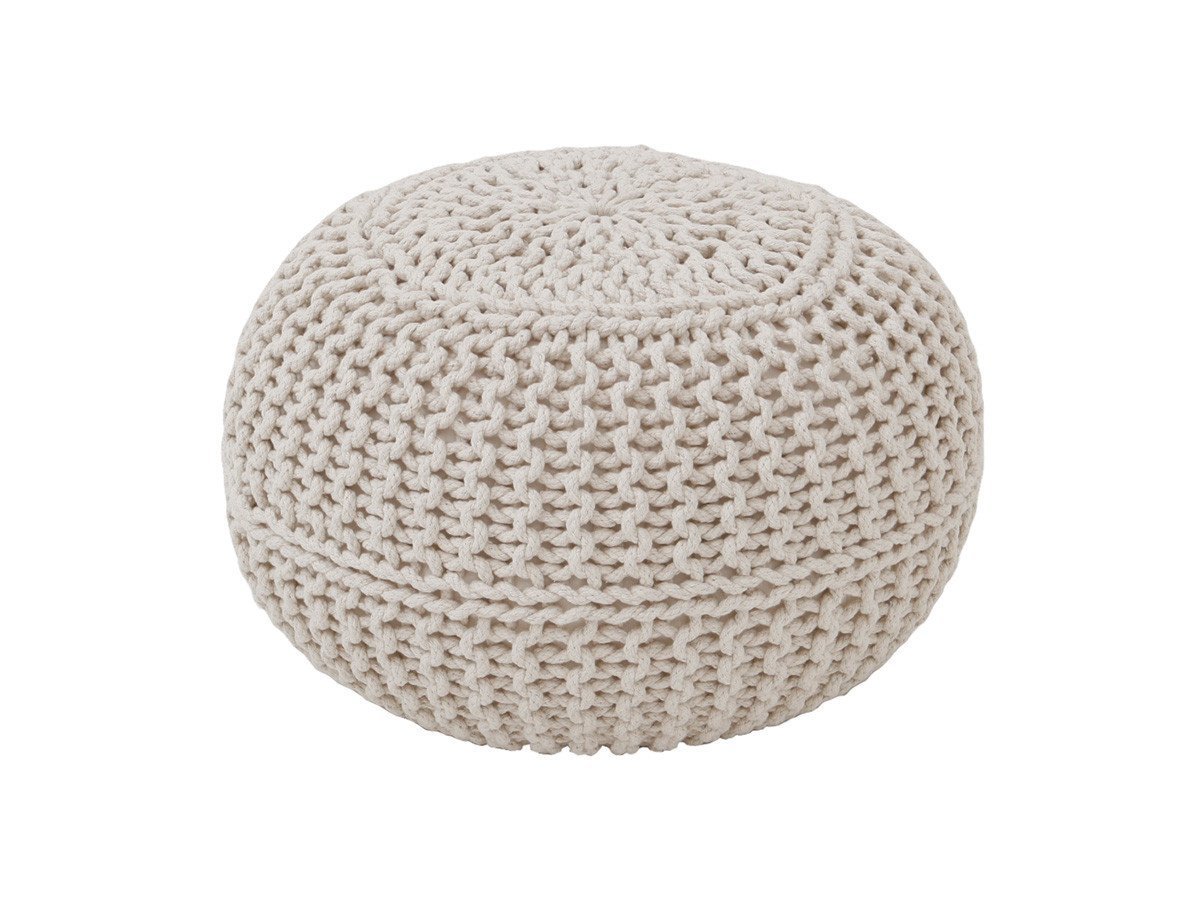 【ジャスリーン オーバーシーズ/Jasleen Overseas / GOODS】のKNITTED POUF / ニットプフ L 50cm インテリア・キッズ・メンズ・レディースファッション・服の通販 founy(ファニー) 　インド　Indian Textile　クッション　Cushion, Throw Pillow　ハンド　Hand, Handmade　軽量　Lightweight, Ultra Light　ホーム・キャンプ・アウトドア・お取り寄せ　Home Living / Home & Lifestyle / Camping Gear / Outdoor Camping　家具・インテリア　Home Furniture & Interior. Stylish & Functional Living Spaces　その他 インテリア雑貨、家具　Home Decor & Furniture Extras　ナチュラル|ID: prp329100004940937 ipo3291000000037081510