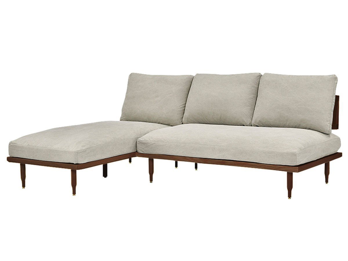 【エクリュクス/ecruxe / GOODS】のEPI 2P + COUCH SOFA / エピ 2Pソファ + カウチソファ(ウォールナット) インテリア・キッズ・メンズ・レディースファッション・服の通販 founy(ファニー) 　クッション　Cushion, Throw Pillow　コンパクト　Compact, Small Size　シリコン　Silicone, Silicone Material　台形　A-Line, Trapezoid Shape　フィット　Fit, Slim Fit　フェザー　Feather, Feather Detail　フォーム　Form　ペンシル　Pencil, Pencil Skirt　ラグジュアリー　Luxury, Elegant　送料無料　Free Shipping　ホーム・キャンプ・アウトドア・お取り寄せ　Home Living / Home & Lifestyle / Camping Gear / Outdoor Camping　家具・インテリア　Home Furniture & Interior. Stylish & Functional Living Spaces　ソファー　Couches & Sofas　カウチソファ・シェーズロング　Chaise Lounge Sofas　張地:キャンバストフィー|ID: prp329100004941018 ipo3291000000037082696