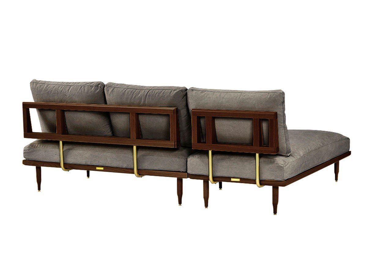 【エクリュクス/ecruxe / GOODS】のEPI 2P + COUCH SOFA / エピ 2Pソファ + カウチソファ(ウォールナット) インテリア・キッズ・メンズ・レディースファッション・服の通販 founy(ファニー) 　クッション　Cushion, Throw Pillow　コンパクト　Compact, Small Size　シリコン　Silicone, Silicone Material　台形　A-Line, Trapezoid Shape　フィット　Fit, Slim Fit　フェザー　Feather, Feather Detail　フォーム　Form　ペンシル　Pencil, Pencil Skirt　ラグジュアリー　Luxury, Elegant　送料無料　Free Shipping　ホーム・キャンプ・アウトドア・お取り寄せ　Home Living / Home & Lifestyle / Camping Gear / Outdoor Camping　家具・インテリア　Home Furniture & Interior. Stylish & Functional Living Spaces　ソファー　Couches & Sofas　カウチソファ・シェーズロング　Chaise Lounge Sofas　張地:キャンバスグレー|ID: prp329100004941018 ipo3291000000037082701