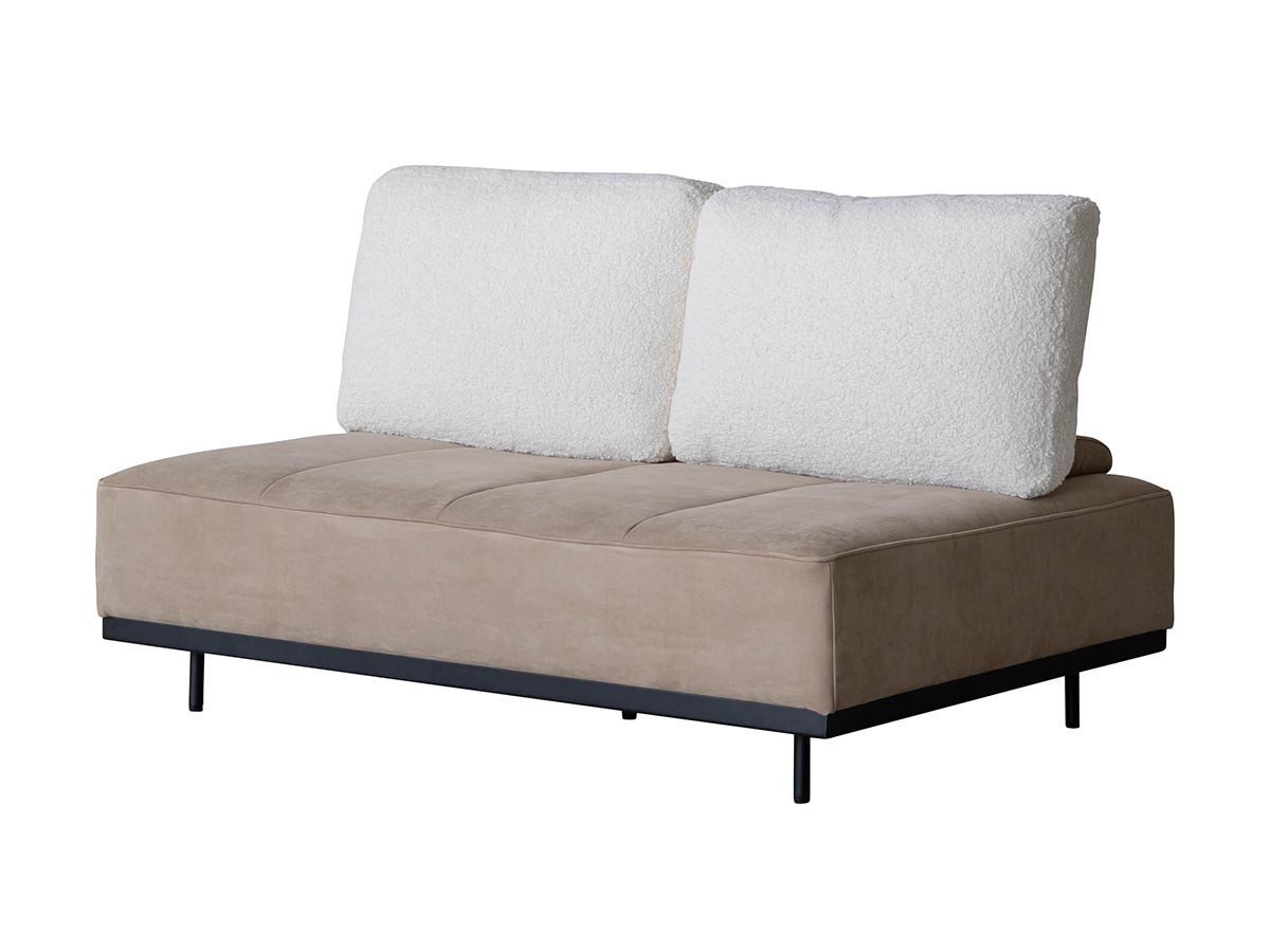 【オアシス/OASIS / GOODS】のGLOW SOFA / グロー ソファ 2人掛けベース + 背クッション2点 インテリア・キッズ・メンズ・レディースファッション・服の通販 founy(ファニー) 　クッション　Cushion, Throw Pillow　バランス　Balance, Style Balance　フラット　Flat, Flat Shoes　モコモコ　Fuzzy, Fluffy　モダン　Modern, Contemporary　ホーム・キャンプ・アウトドア・お取り寄せ　Home Living / Home & Lifestyle / Camping Gear / Outdoor Camping　家具・インテリア　Home Furniture & Interior. Stylish & Functional Living Spaces　ソファー　Couches & Sofas　ベース張地:サンド(スウェード調)、背クッション張地:GL ホイップ(ブークレ)|ID: prp329100004941026 ipo3291000000037082842