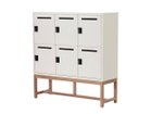 【ワークプラス/Work Plus / GOODS】のFLEX-WIZ STORAGE DOOR / フレックスウィズ ストレージ ドア(木脚) 本体ホワイト、サイズ:6ドア|ID: prp329100004941048 ipo3291000000037083204