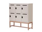 【ワークプラス/Work Plus / GOODS】のFLEX-WIZ STORAGE DOOR / フレックスウィズ ストレージ ドア(木脚) 本体グレージュ、サイズ:6ドア|ID: prp329100004941048 ipo3291000000037083206