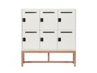 【ワークプラス/Work Plus / GOODS】のFLEX-WIZ STORAGE DOOR / フレックスウィズ ストレージ ドア(木脚) 本体ホワイト、サイズ:6ドア|ID: prp329100004941048 ipo3291000000037083207