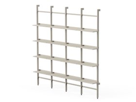 【スティール/stiiilll / GOODS】のShelf quad 16plate set / シェルフ 4台 16段 セット 人気、トレンドファッション・服の通販 founy(ファニー) スリム Slim, Slim Fit フォルム Silhouette, Form フレーム Frame, Outline プレート Plate, Dish モダン Modern, Contemporary ホーム・キャンプ・アウトドア・お取り寄せ Home Living / Home & Lifestyle / Camping Gear / Outdoor Camping 家具・インテリア Home Furniture & Interior. Stylish & Functional Living Spaces 収納家具・キャビネット Storage Furniture シェルフ・オープンラック・収納棚 Open Shelf Rack |ID:prp329100004941073