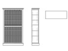 【デ モード/DE MODE / GOODS】のOPEN CABINET TALL / オープンキャビネット トール |ID: prp329100004941077 ipo3291000000037083423