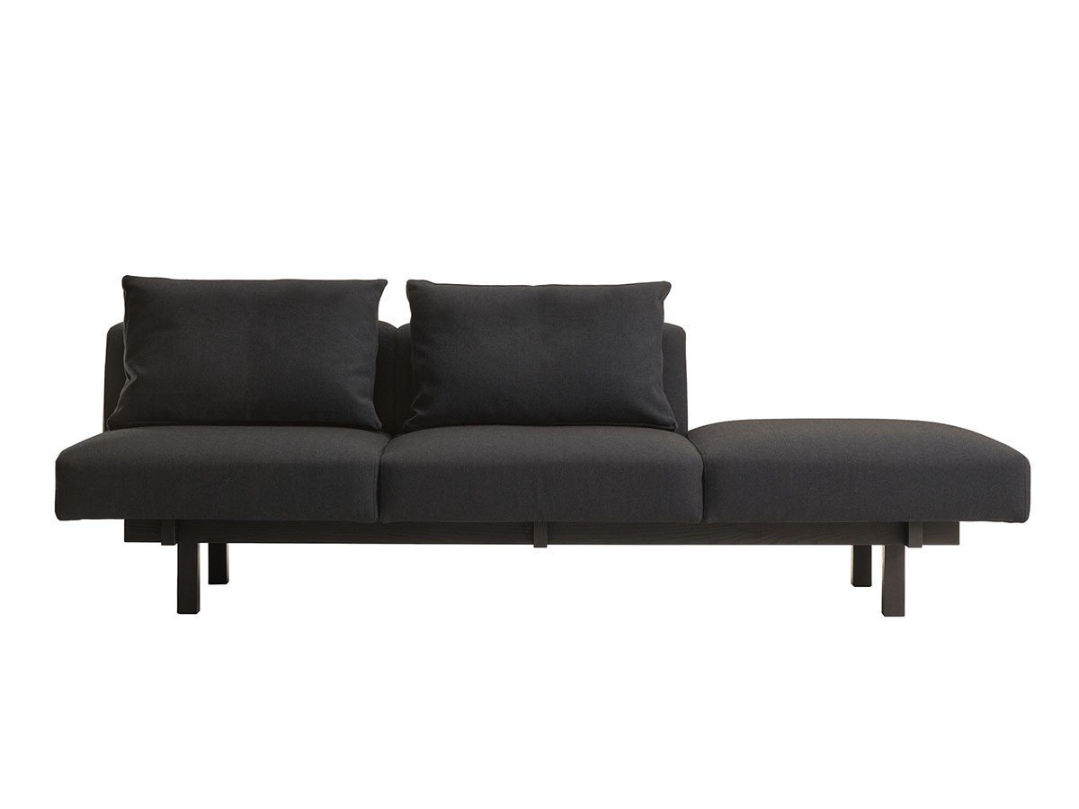 【アリアケ/ARIAKE / GOODS】のRaft Sofa / ラフト ソファ 2シーター + クッション インテリア・キッズ・メンズ・レディースファッション・服の通販 founy(ファニー) 　クッション　Cushion, Throw Pillow　シンプル　Simple, Minimal　フィット　Fit, Slim Fit　フレーム　Frame, Outline　ホーム・キャンプ・アウトドア・お取り寄せ　Home Living / Home & Lifestyle / Camping Gear / Outdoor Camping　家具・インテリア　Home Furniture & Interior. Stylish & Functional Living Spaces　ソファー　Couches & Sofas　張地:TR-2004(ファブリック / リバコ)、フレーム:スモークオーク|ID: prp329100004941100 ipo3291000000037083802