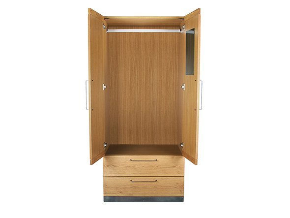 【アデペシュ/a.depeche / GOODS】のcadeal wardrobe 2door with drawer / カデル ワードローブ 2ドア+ドロワー インテリア・キッズ・メンズ・レディースファッション・服の通販 founy(ファニー) 　ボックス　Boxy, Box Shape　ホーム・キャンプ・アウトドア・お取り寄せ　Home Living / Home & Lifestyle / Camping Gear / Outdoor Camping　家具・インテリア　Home Furniture & Interior. Stylish & Functional Living Spaces　収納家具・キャビネット　Storage Furniture　収納キャビネット・扉付き棚　Cabinet / Storage Cabinet　ハンガーを掛けるバーが付属するハンガータイプ|ID: prp329100004941121 ipo3291000000037083959