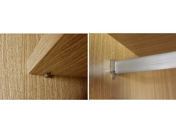 【アデペシュ/a.depeche / GOODS】のcadeal wardrobe 2door with drawer / カデル ワードローブ 2ドア+ドロワー インテリア・キッズ・メンズ・レディースファッション・服の通販 founy(ファニー) 　ボックス　Boxy, Box Shape　ホーム・キャンプ・アウトドア・お取り寄せ　Home Living / Home & Lifestyle / Camping Gear / Outdoor Camping　家具・インテリア　Home Furniture & Interior. Stylish & Functional Living Spaces　収納家具・キャビネット　Storage Furniture　収納キャビネット・扉付き棚　Cabinet / Storage Cabinet　ウッドボードタイプには調整可能な可動棚3枚付き、ハンガータイプはハンギングバーが1本付属します。|ID: prp329100004941121 ipo3291000000037083964