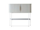 【アキ プラス/AKI+ / GOODS】のJYABARA Two Leaf Chest / ジャバラ ツーリーフ チェスト 高さ120cm 本体グレー、脚部スノーホワイト|ID: prp329100004941163 ipo3291000000037084301