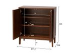 【アクメファニチャー /ACME Furniture / GOODS】のBROOKS SMALL STACKING GLASS SHELF + SMALL SERVER / ブルックス スモール スタッキングガラスシェルフ + スモール サーバー 寸法図(下台)|ID: prp329100004941190 ipo3291000000037084511