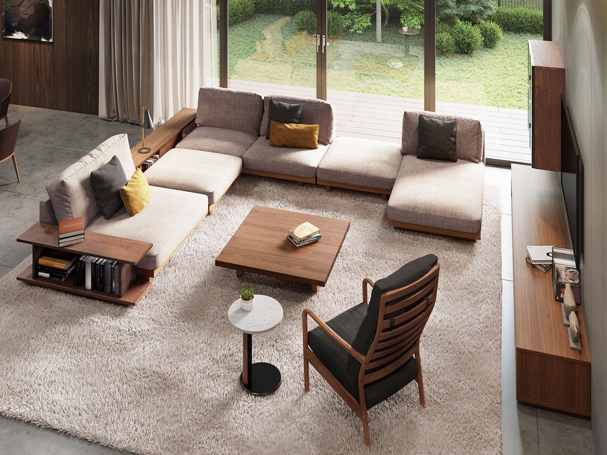 【マスターウォール/MASTERWAL / GOODS】のDANISH SHELF / デニッシュ シェルフ インテリア・キッズ・メンズ・レディースファッション・服の通販 founy(ファニー) 　ウッド　Wooden Design　テーブル　Table, Dining Table　ホーム・キャンプ・アウトドア・お取り寄せ　Home Living / Home & Lifestyle / Camping Gear / Outdoor Camping　家具・インテリア　Home Furniture & Interior. Stylish & Functional Living Spaces　テーブル　Dining, Coffee & Side Tables　サイドテーブル・ナイトテーブル　Side & End Tables　ホーム・キャンプ・アウトドア・お取り寄せ　Home Living / Home & Lifestyle / Camping Gear / Outdoor Camping　家具・インテリア　Home Furniture & Interior. Stylish & Functional Living Spaces　収納家具・キャビネット　Storage Furniture　シェルフ・オープンラック・収納棚　Open Shelf Rack　ウッド:ウォールナット、サイズ:奥 / 幅180cm、手前 / 幅120cm|ID: prp329100004941203 ipo3291000000037084592