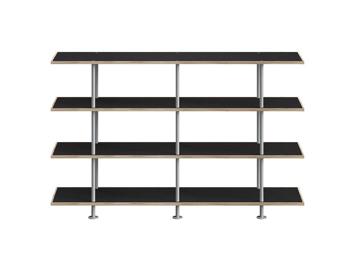 【キット/KIT / GOODS】のShelf / シェルフ SLF-03 4段 インテリア・キッズ・メンズ・レディースファッション・服の通販 founy(ファニー) 　シンプル　Simple, Minimal　フレーム　Frame, Outline　モダン　Modern, Contemporary　送料無料　Free Shipping　ホーム・キャンプ・アウトドア・お取り寄せ　Home Living / Home & Lifestyle / Camping Gear / Outdoor Camping　家具・インテリア　Home Furniture & Interior. Stylish & Functional Living Spaces　収納家具・キャビネット　Storage Furniture　シェルフ・オープンラック・収納棚　Open Shelf Rack　天板ブラック、フレームライトグレー|ID: prp329100004941234 ipo3291000000037084804