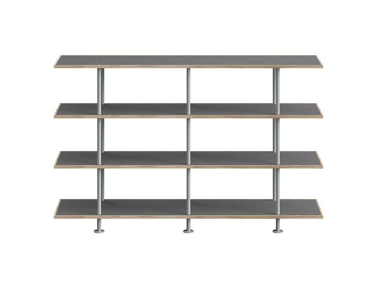 【キット/KIT / GOODS】のShelf / シェルフ SLF-03 4段 インテリア・キッズ・メンズ・レディースファッション・服の通販 founy(ファニー) 　シンプル　Simple, Minimal　フレーム　Frame, Outline　モダン　Modern, Contemporary　送料無料　Free Shipping　ホーム・キャンプ・アウトドア・お取り寄せ　Home Living / Home & Lifestyle / Camping Gear / Outdoor Camping　家具・インテリア　Home Furniture & Interior. Stylish & Functional Living Spaces　収納家具・キャビネット　Storage Furniture　シェルフ・オープンラック・収納棚　Open Shelf Rack　天板グレー、フレームライトグレー|ID: prp329100004941234 ipo3291000000037084807