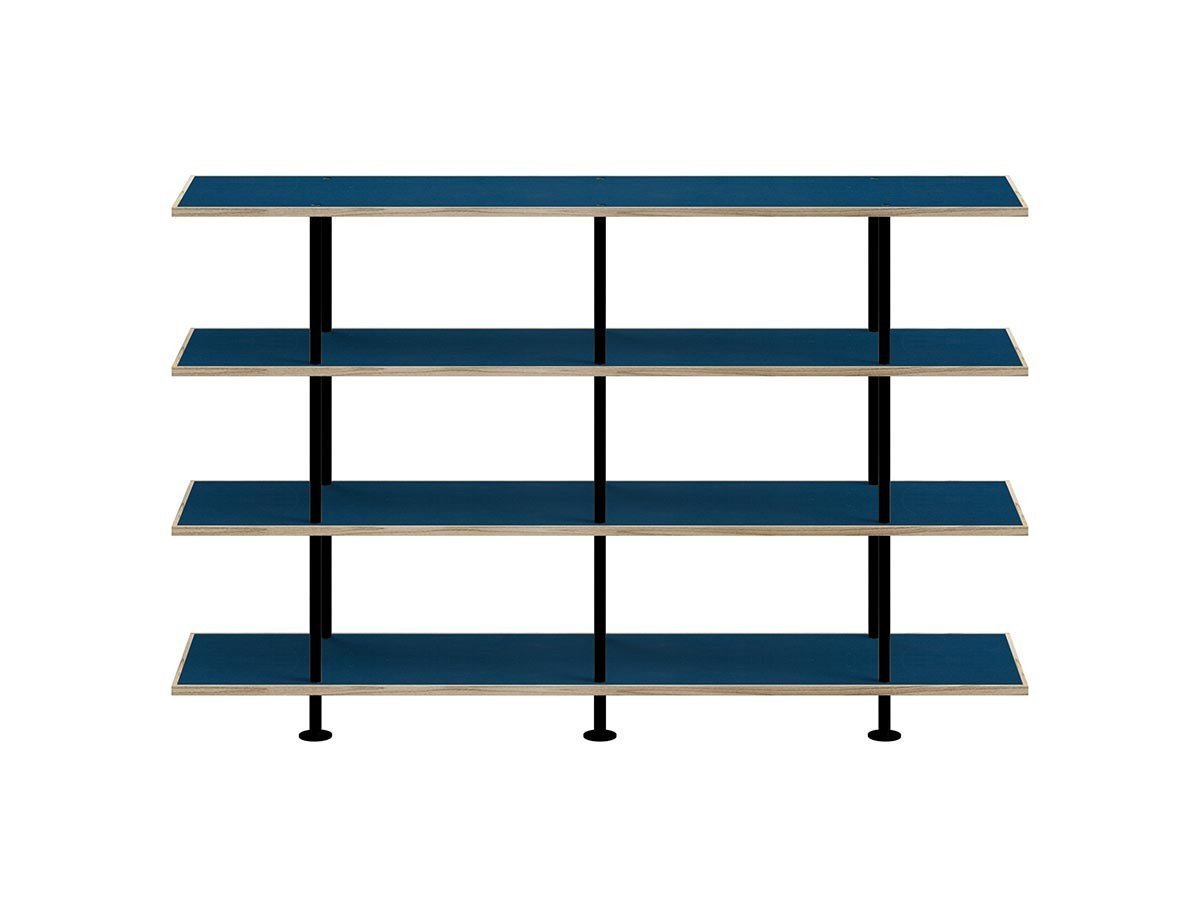 【キット/KIT / GOODS】のShelf / シェルフ SLF-03 4段 インテリア・キッズ・メンズ・レディースファッション・服の通販 founy(ファニー) 　シンプル　Simple, Minimal　フレーム　Frame, Outline　モダン　Modern, Contemporary　送料無料　Free Shipping　ホーム・キャンプ・アウトドア・お取り寄せ　Home Living / Home & Lifestyle / Camping Gear / Outdoor Camping　家具・インテリア　Home Furniture & Interior. Stylish & Functional Living Spaces　収納家具・キャビネット　Storage Furniture　シェルフ・オープンラック・収納棚　Open Shelf Rack　天板ブルー、フレームブラック|ID: prp329100004941234 ipo3291000000037084809