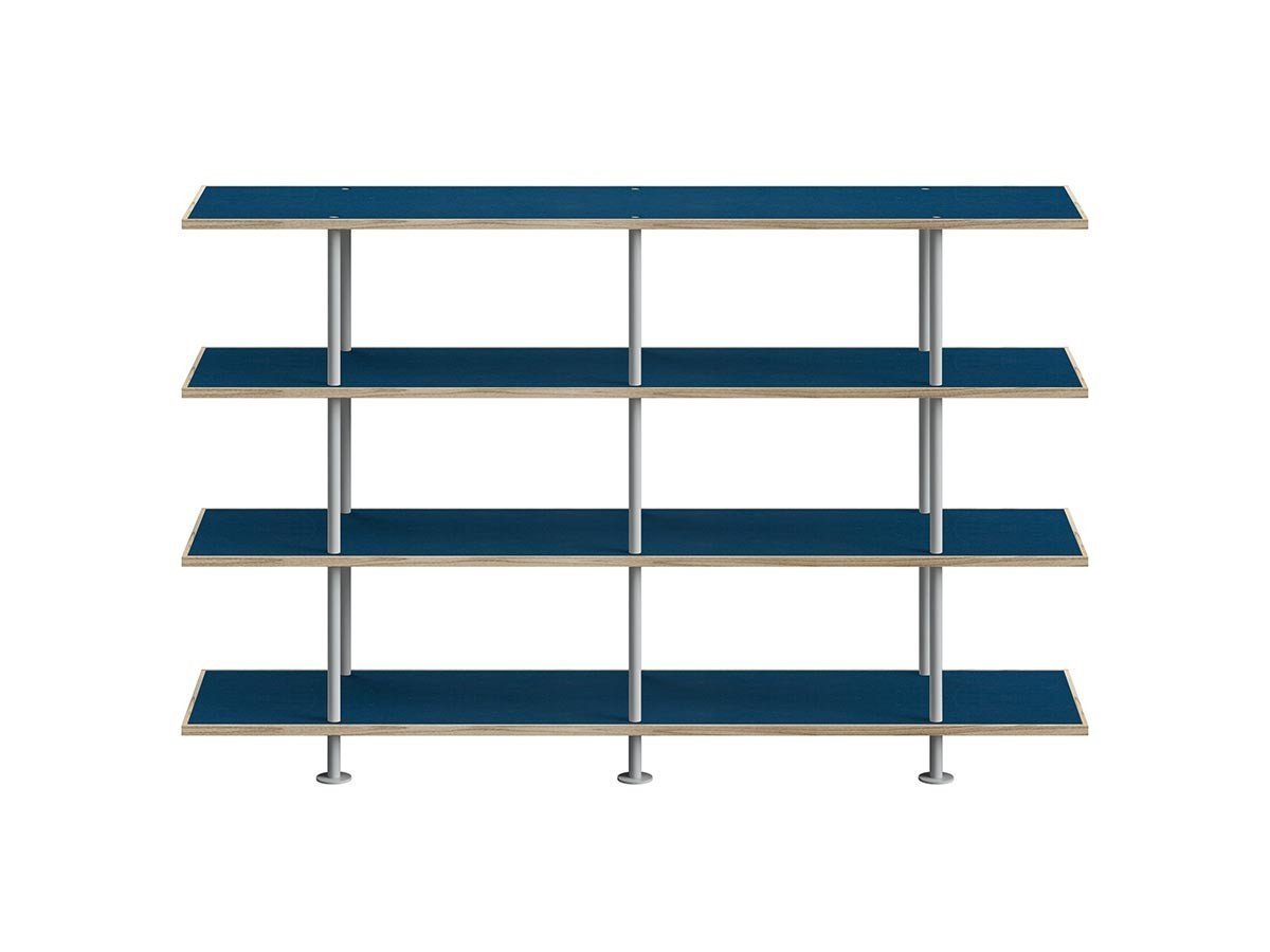 【キット/KIT / GOODS】のShelf / シェルフ SLF-03 4段 インテリア・キッズ・メンズ・レディースファッション・服の通販 founy(ファニー) 　シンプル　Simple, Minimal　フレーム　Frame, Outline　モダン　Modern, Contemporary　送料無料　Free Shipping　ホーム・キャンプ・アウトドア・お取り寄せ　Home Living / Home & Lifestyle / Camping Gear / Outdoor Camping　家具・インテリア　Home Furniture & Interior. Stylish & Functional Living Spaces　収納家具・キャビネット　Storage Furniture　シェルフ・オープンラック・収納棚　Open Shelf Rack　天板ブルー、フレームライトグレー|ID: prp329100004941234 ipo3291000000037084810