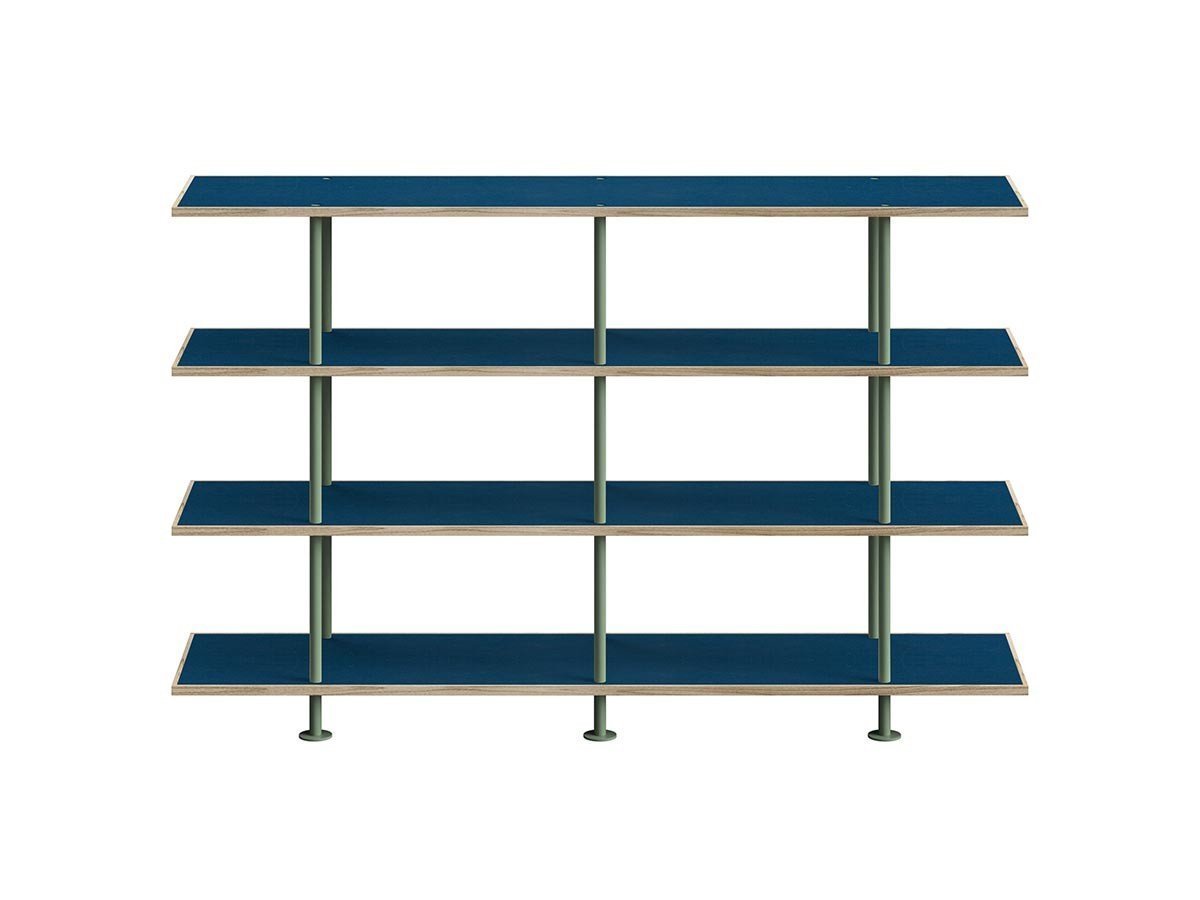 【キット/KIT / GOODS】のShelf / シェルフ SLF-03 4段 インテリア・キッズ・メンズ・レディースファッション・服の通販 founy(ファニー) 　シンプル　Simple, Minimal　フレーム　Frame, Outline　モダン　Modern, Contemporary　送料無料　Free Shipping　ホーム・キャンプ・アウトドア・お取り寄せ　Home Living / Home & Lifestyle / Camping Gear / Outdoor Camping　家具・インテリア　Home Furniture & Interior. Stylish & Functional Living Spaces　収納家具・キャビネット　Storage Furniture　シェルフ・オープンラック・収納棚　Open Shelf Rack　天板ブルー、フレームインダストリアルグリーン|ID: prp329100004941234 ipo3291000000037084811