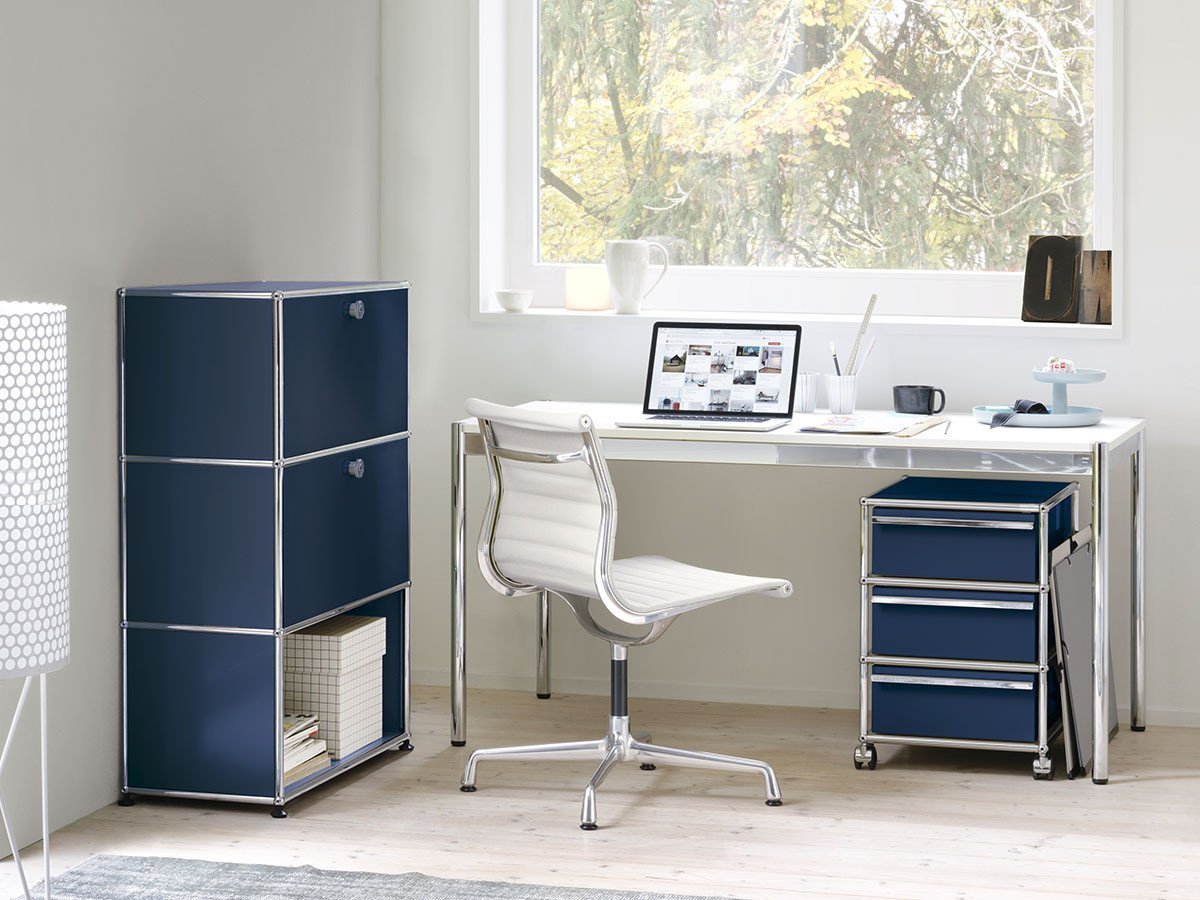 【ユーエスエム/USM / GOODS】のUSM Haller Cabinet / USMハラー キャビネット W / D / H:773 / 373 / 1090mm ドロップダウンドア × 2、エクステンションドア × 1 インテリア・キッズ・メンズ・レディースファッション・服の通販 founy(ファニー) 　コレクション　Collection, Seasonal Line　シンプル　Simple, Minimal　ダウン　Down, Puffer　デスク　Desk, Work Desk　ドロップ　Drop Shoulder, Dropped Style　ニューヨーク　New York, NYC Style　ボックス　Boxy, Box Shape　ホーム・キャンプ・アウトドア・お取り寄せ　Home Living / Home & Lifestyle / Camping Gear / Outdoor Camping　家具・インテリア　Home Furniture & Interior. Stylish & Functional Living Spaces　収納家具・キャビネット　Storage Furniture　収納キャビネット・扉付き棚　Cabinet / Storage Cabinet　参考イメージ|ID: prp329100004941288 ipo3291000000037085218