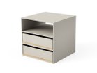 【スティール/stiiilll / GOODS】のBox caseS set / ボックス ケースSセット グレー、引出し:2段セット|ID: prp329100004941373 ipo3291000000037085886