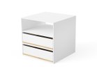 【スティール/stiiilll / GOODS】のBox caseS set / ボックス ケースSセット ホワイト、引出し:2段セット|ID: prp329100004941373 ipo3291000000037085887
