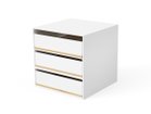 【スティール/stiiilll / GOODS】のBox caseS set / ボックス ケースSセット ホワイト、引出し:3段セット|ID: prp329100004941373 ipo3291000000037085889