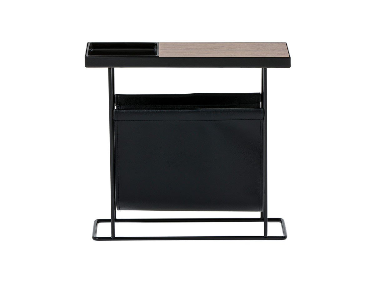 【デュエンデ/DUENDE / GOODS】のCOMPANION WITH MAGAZINE RACK / コンパニオン マガジンラック付 インテリア・キッズ・メンズ・レディースファッション・服の通販 founy(ファニー) 　送料無料　Free Shipping　アクセサリー　Fashion Accessories　コンパクト　Compact, Small Size　ステーショナリー　Stationery, Office Supplies　テーブル　Table, Dining Table　リバーシブル　Reversible, Two-Sided　雑誌　Magazine, Fashion Magazine　ホーム・キャンプ・アウトドア・お取り寄せ　Home Living / Home & Lifestyle / Camping Gear / Outdoor Camping　家具・インテリア　Home Furniture & Interior. Stylish & Functional Living Spaces　テーブル　Dining, Coffee & Side Tables　サイドテーブル・ナイトテーブル　Side & End Tables　ホーム・キャンプ・アウトドア・お取り寄せ　Home Living / Home & Lifestyle / Camping Gear / Outdoor Camping　家具・インテリア　Home Furniture & Interior. Stylish & Functional Living Spaces　収納家具・キャビネット　Storage Furniture　シェルフ・オープンラック・収納棚　Open Shelf Rack　ホーム・キャンプ・アウトドア・お取り寄せ　Home Living / Home & Lifestyle / Camping Gear / Outdoor Camping　家具・インテリア　Home Furniture & Interior. Stylish & Functional Living Spaces　収納家具・キャビネット　Storage Furniture　本棚・マガジンスタンド　Bookshelf/Magazine Rack　ブラック磁器天板 × シルバーフレーム(木材天板:ウォールナット面使用時)|ID: prp329100004941401 ipo3291000000037086121