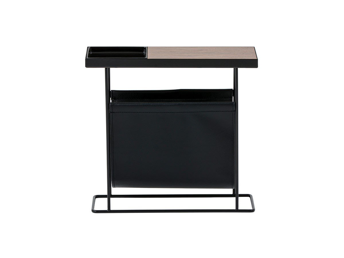 【デュエンデ/DUENDE / GOODS】のCOMPANION WITH MAGAZINE RACK / コンパニオン マガジンラック付 インテリア・キッズ・メンズ・レディースファッション・服の通販 founy(ファニー) 　送料無料　Free Shipping　アクセサリー　Fashion Accessories　コンパクト　Compact, Small Size　ステーショナリー　Stationery, Office Supplies　テーブル　Table, Dining Table　リバーシブル　Reversible, Two-Sided　雑誌　Magazine, Fashion Magazine　ホーム・キャンプ・アウトドア・お取り寄せ　Home Living / Home & Lifestyle / Camping Gear / Outdoor Camping　家具・インテリア　Home Furniture & Interior. Stylish & Functional Living Spaces　テーブル　Dining, Coffee & Side Tables　サイドテーブル・ナイトテーブル　Side & End Tables　ホーム・キャンプ・アウトドア・お取り寄せ　Home Living / Home & Lifestyle / Camping Gear / Outdoor Camping　家具・インテリア　Home Furniture & Interior. Stylish & Functional Living Spaces　収納家具・キャビネット　Storage Furniture　シェルフ・オープンラック・収納棚　Open Shelf Rack　ホーム・キャンプ・アウトドア・お取り寄せ　Home Living / Home & Lifestyle / Camping Gear / Outdoor Camping　家具・インテリア　Home Furniture & Interior. Stylish & Functional Living Spaces　収納家具・キャビネット　Storage Furniture　本棚・マガジンスタンド　Bookshelf/Magazine Rack　ブラック磁器天板 × ブラックフレーム|ID: prp329100004941401 ipo3291000000037086125