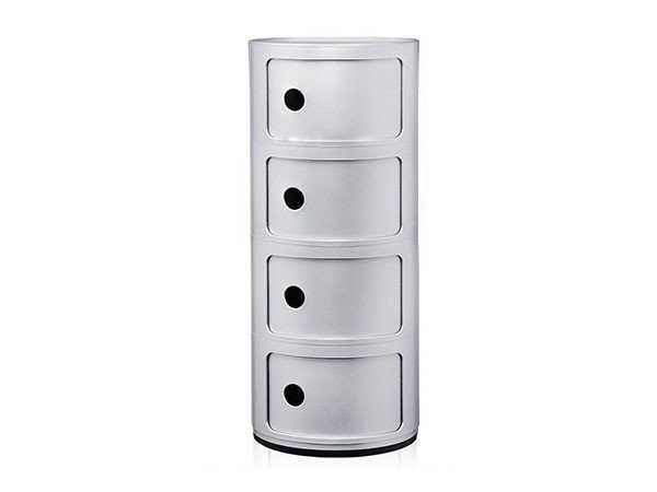 【カルテル/Kartell / GOODS】のCOMPONIBILI / コンポニビリ4 インテリア・キッズ・メンズ・レディースファッション・服の通販 founy(ファニー) 　送料無料　Free Shipping　コレクション　Collection, Seasonal Line　ニューヨーク　New York, NYC Style　ホーム・キャンプ・アウトドア・お取り寄せ　Home Living / Home & Lifestyle / Camping Gear / Outdoor Camping　家具・インテリア　Home Furniture & Interior. Stylish & Functional Living Spaces　収納家具・キャビネット　Storage Furniture　シェルフ・オープンラック・収納棚　Open Shelf Rack　シルバー|ID: prp329100004941441 ipo3291000000037086480