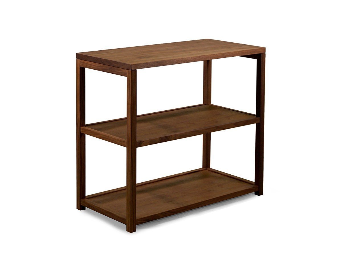 【マスターウォール/MASTERWAL / GOODS】のKAKTAS SHELF / カクタス シェルフ 2段 幅80cm(木棚) インテリア・キッズ・メンズ・レディースファッション・服の通販 founy(ファニー) 　送料無料　Free Shipping　おすすめ　Recommended / Our Picks　コンパクト　Compact, Small Size　シンプル　Simple, Minimal　デスク　Desk, Work Desk　フレーム　Frame, Outline　モダン　Modern, Contemporary　ホーム・キャンプ・アウトドア・お取り寄せ　Home Living / Home & Lifestyle / Camping Gear / Outdoor Camping　家具・インテリア　Home Furniture & Interior. Stylish & Functional Living Spaces　収納家具・キャビネット　Storage Furniture　シェルフ・オープンラック・収納棚　Open Shelf Rack　ウッド:ウォールナット|ID: prp329100004941449 ipo3291000000037086608