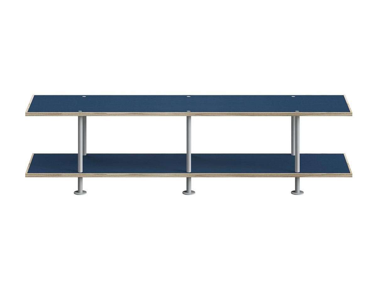 【キット/KIT / GOODS】のShelf / シェルフ SLF-03 2段 インテリア・キッズ・メンズ・レディースファッション・服の通販 founy(ファニー) 　シンプル　Simple, Minimal　フレーム　Frame, Outline　モダン　Modern, Contemporary　送料無料　Free Shipping　ホーム・キャンプ・アウトドア・お取り寄せ　Home Living / Home & Lifestyle / Camping Gear / Outdoor Camping　家具・インテリア　Home Furniture & Interior. Stylish & Functional Living Spaces　収納家具・キャビネット　Storage Furniture　シェルフ・オープンラック・収納棚　Open Shelf Rack　ホーム・キャンプ・アウトドア・お取り寄せ　Home Living / Home & Lifestyle / Camping Gear / Outdoor Camping　家具・インテリア　Home Furniture & Interior. Stylish & Functional Living Spaces　テレビボード・テレビ台　TV Cabinets & Consoles　テレビ台・TVボード　Tv Board　天板ブルー、フレームライトグレー|ID: prp329100004941468 ipo3291000000037086768