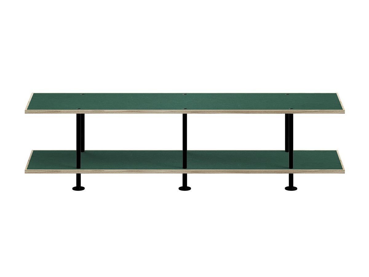 【キット/KIT / GOODS】のShelf / シェルフ SLF-03 2段 インテリア・キッズ・メンズ・レディースファッション・服の通販 founy(ファニー) 　シンプル　Simple, Minimal　フレーム　Frame, Outline　モダン　Modern, Contemporary　送料無料　Free Shipping　ホーム・キャンプ・アウトドア・お取り寄せ　Home Living / Home & Lifestyle / Camping Gear / Outdoor Camping　家具・インテリア　Home Furniture & Interior. Stylish & Functional Living Spaces　収納家具・キャビネット　Storage Furniture　シェルフ・オープンラック・収納棚　Open Shelf Rack　ホーム・キャンプ・アウトドア・お取り寄せ　Home Living / Home & Lifestyle / Camping Gear / Outdoor Camping　家具・インテリア　Home Furniture & Interior. Stylish & Functional Living Spaces　テレビボード・テレビ台　TV Cabinets & Consoles　テレビ台・TVボード　Tv Board　天板グリーン、フレームブラック|ID: prp329100004941468 ipo3291000000037086770