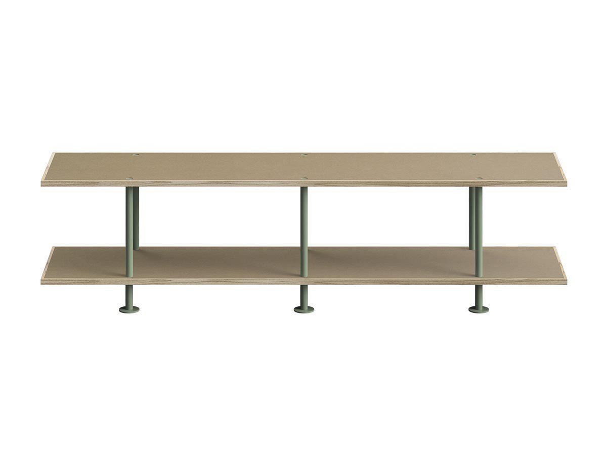 【キット/KIT / GOODS】のShelf / シェルフ SLF-03 2段 インテリア・キッズ・メンズ・レディースファッション・服の通販 founy(ファニー) 　シンプル　Simple, Minimal　フレーム　Frame, Outline　モダン　Modern, Contemporary　送料無料　Free Shipping　ホーム・キャンプ・アウトドア・お取り寄せ　Home Living / Home & Lifestyle / Camping Gear / Outdoor Camping　家具・インテリア　Home Furniture & Interior. Stylish & Functional Living Spaces　収納家具・キャビネット　Storage Furniture　シェルフ・オープンラック・収納棚　Open Shelf Rack　ホーム・キャンプ・アウトドア・お取り寄せ　Home Living / Home & Lifestyle / Camping Gear / Outdoor Camping　家具・インテリア　Home Furniture & Interior. Stylish & Functional Living Spaces　テレビボード・テレビ台　TV Cabinets & Consoles　テレビ台・TVボード　Tv Board　天板ナチュラル、フレームインダストリアルグリーン|ID: prp329100004941468 ipo3291000000037086775