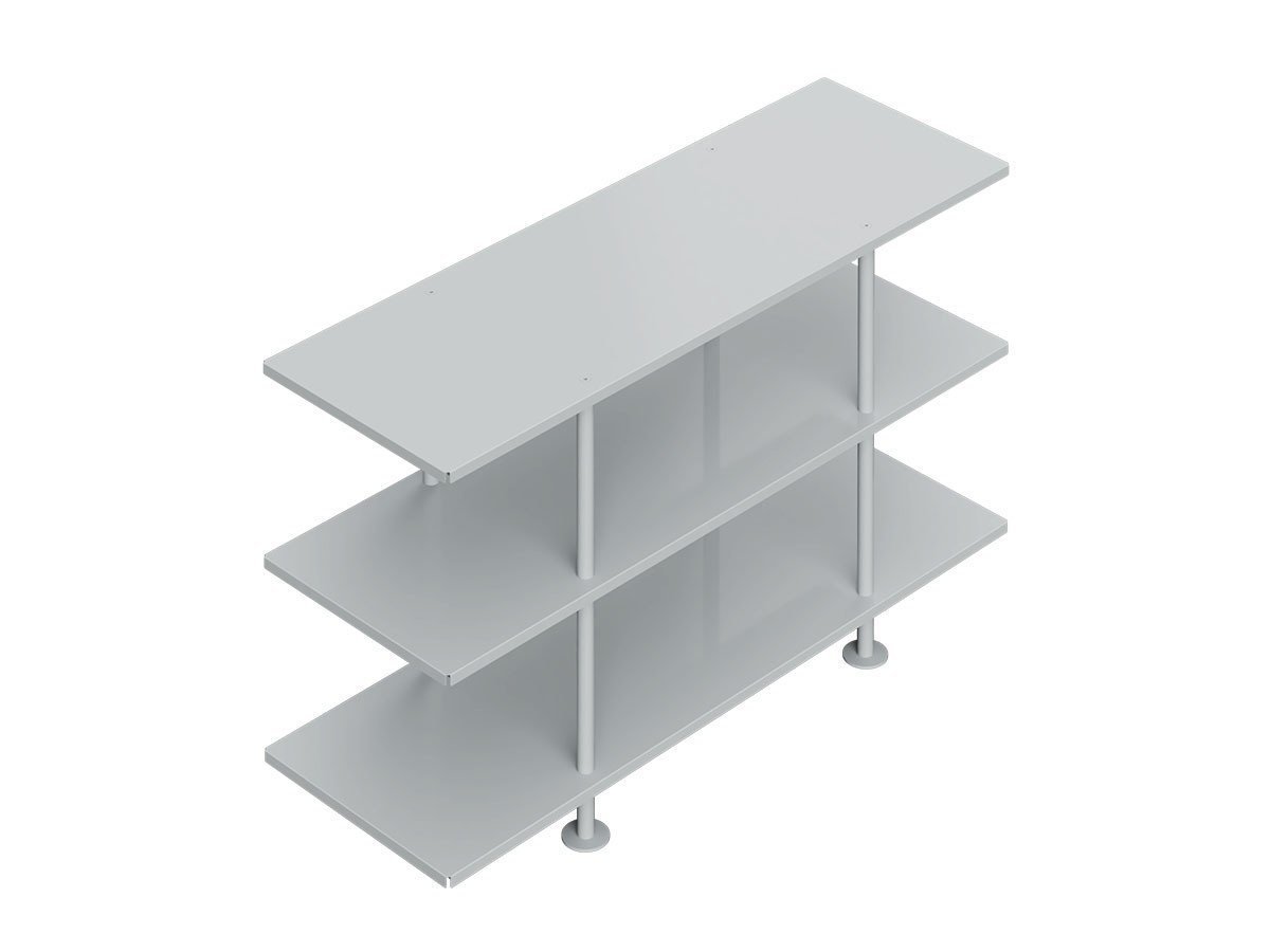 【キット/KIT / GOODS】のShelf / シェルフ SLF-02 3段 インテリア・キッズ・メンズ・レディースファッション・服の通販 founy(ファニー) 　送料無料　Free Shipping　ホーム・キャンプ・アウトドア・お取り寄せ　Home Living / Home & Lifestyle / Camping Gear / Outdoor Camping　家具・インテリア　Home Furniture & Interior. Stylish & Functional Living Spaces　収納家具・キャビネット　Storage Furniture　シェルフ・オープンラック・収納棚　Open Shelf Rack　ライトグレー|ID: prp329100004941476 ipo3291000000037086820