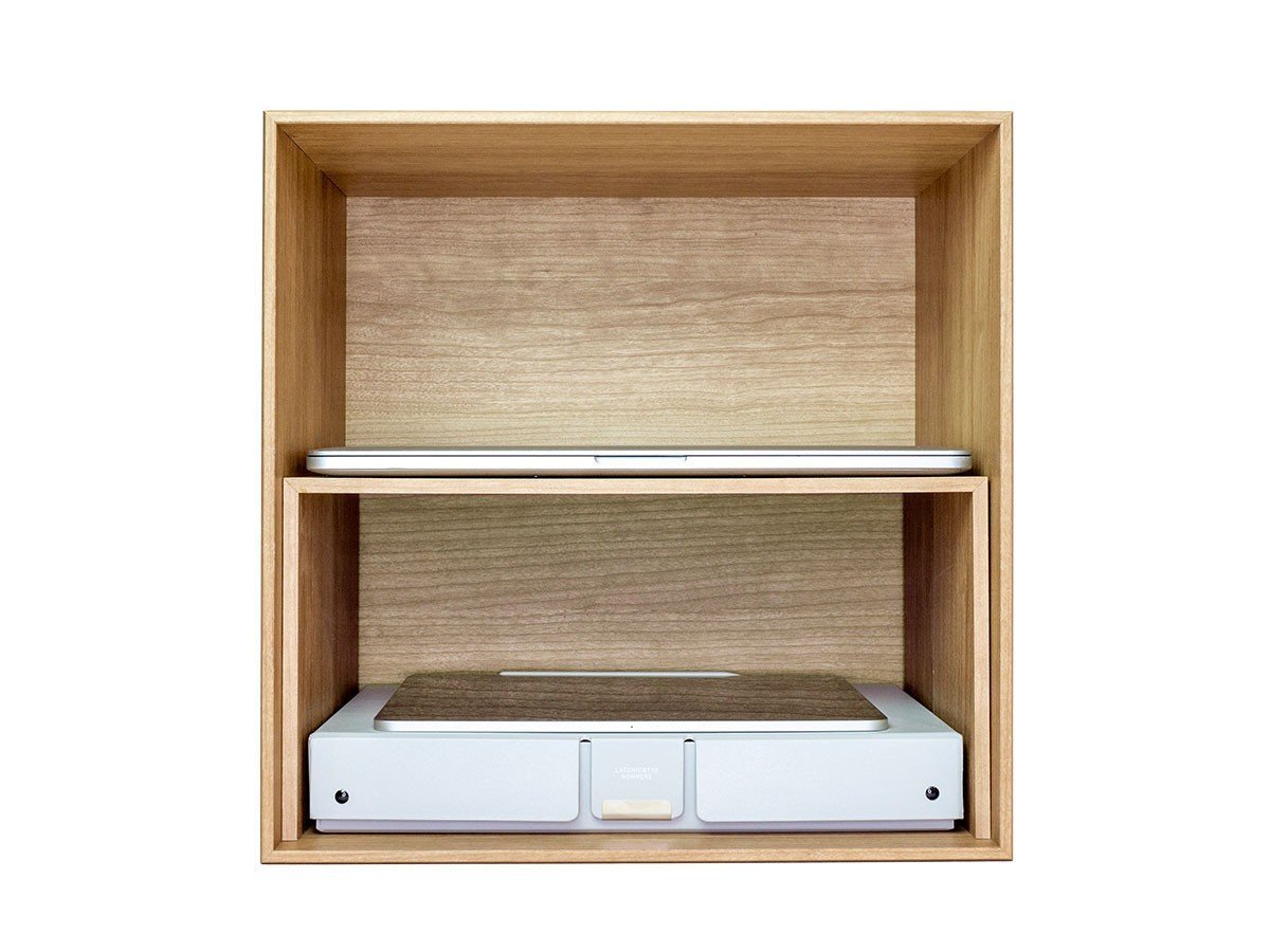 【フライミー ベーシック/FLYMEe BASIC / GOODS】のStorage Box / ストレージボックス スクエア 2マス インテリア・キッズ・メンズ・レディースファッション・服の通販 founy(ファニー) 　インナー　Innerwear　シンプル　Simple, Minimal　スクエア　Square, Square Shape　フレーム　Frame, Outline　ボックス　Boxy, Box Shape　モダン　Modern, Contemporary　送料無料　Free Shipping　ホーム・キャンプ・アウトドア・お取り寄せ　Home Living / Home & Lifestyle / Camping Gear / Outdoor Camping　家具・インテリア　Home Furniture & Interior. Stylish & Functional Living Spaces　収納家具・キャビネット　Storage Furniture　インナーユニット|コの字棚板|ID: prp329100004941510 ipo3291000000037087081