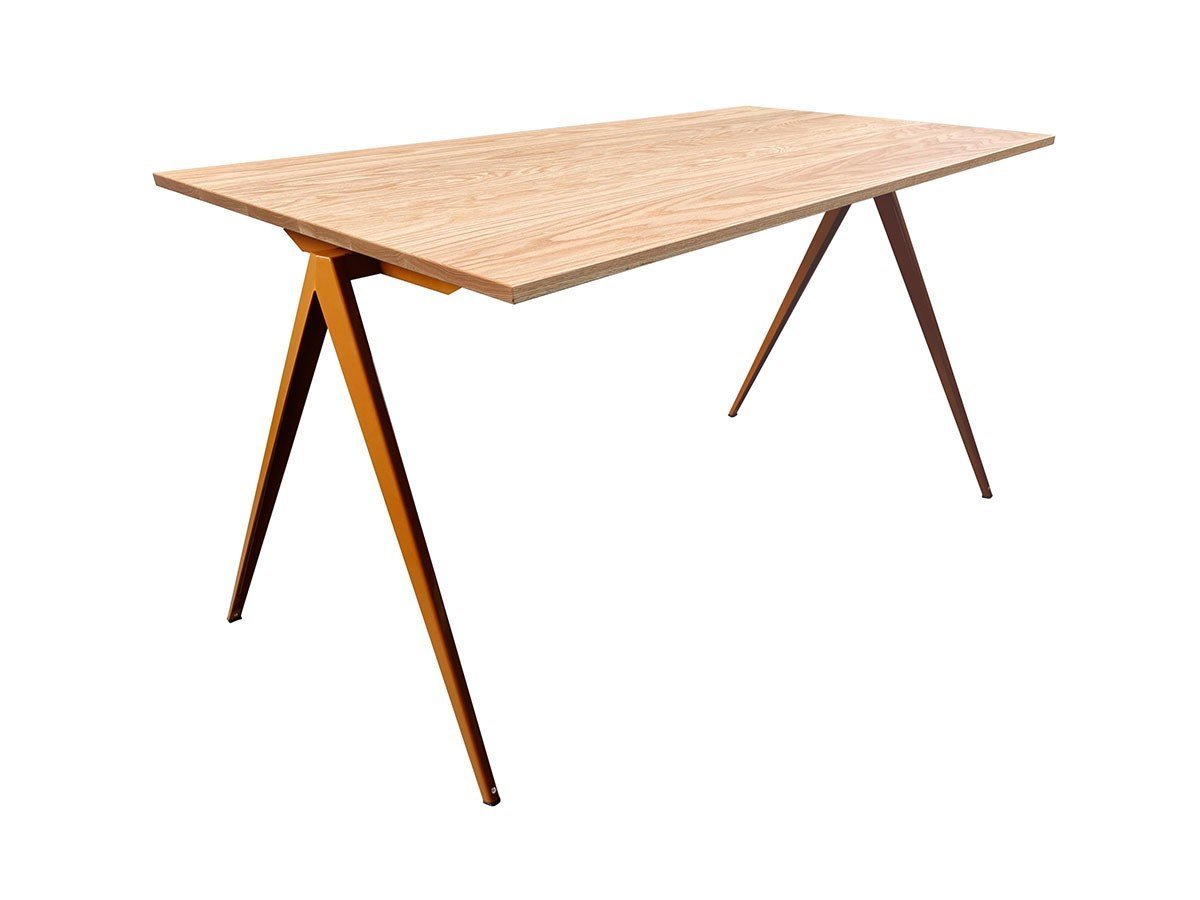 【ガルファニタス/Galvanitas / GOODS】のTD.4 TABLE / TD.4 テーブル インテリア・キッズ・メンズ・レディースファッション・服の通販 founy(ファニー) 　送料無料　Free Shipping　オイル　Body Oil　シンプル　Simple, Minimal　テーブル　Table, Dining Table　デスク　Desk, Work Desk　ホーム・キャンプ・アウトドア・お取り寄せ　Home Living / Home & Lifestyle / Camping Gear / Outdoor Camping　家具・インテリア　Home Furniture & Interior. Stylish & Functional Living Spaces　テーブル　Dining, Coffee & Side Tables　ダイニングテーブル・食卓テーブル　Dining Tables　天板:レッドオーク、脚部:ロームブラウン|ID: prp329100004941517 ipo3291000000037087171