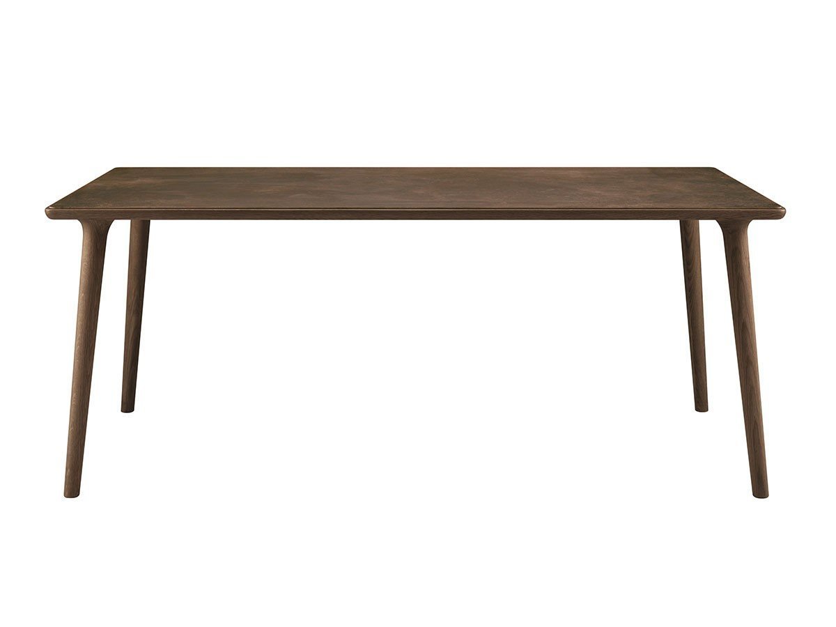 【ブリッジ/BRIDGE / GOODS】のLAMINAM DINING TABLE 180 / ラミナム ダイニングテーブル 幅180cm インテリア・キッズ・メンズ・レディースファッション・服の通販 founy(ファニー) 　イタリア　Italy　コレクション　Collection, Seasonal Line　テーブル　Table, Dining Table　ラウンド　Round, Round Neck　ホーム・キャンプ・アウトドア・お取り寄せ　Home Living / Home & Lifestyle / Camping Gear / Outdoor Camping　家具・インテリア　Home Furniture & Interior. Stylish & Functional Living Spaces　テーブル　Dining, Coffee & Side Tables　ダイニングテーブル・食卓テーブル　Dining Tables　天板:ラミナム OS1、フレーム:ダークブラウン|ID: prp329100004941525 ipo3291000000037087233