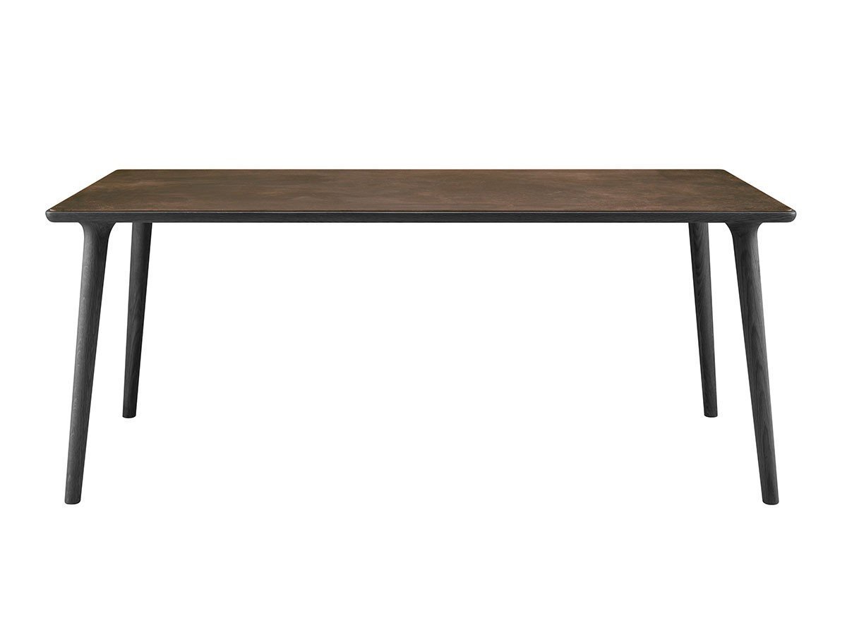 【ブリッジ/BRIDGE / GOODS】のLAMINAM DINING TABLE 180 / ラミナム ダイニングテーブル 幅180cm インテリア・キッズ・メンズ・レディースファッション・服の通販 founy(ファニー) 　イタリア　Italy　コレクション　Collection, Seasonal Line　テーブル　Table, Dining Table　ラウンド　Round, Round Neck　ホーム・キャンプ・アウトドア・お取り寄せ　Home Living / Home & Lifestyle / Camping Gear / Outdoor Camping　家具・インテリア　Home Furniture & Interior. Stylish & Functional Living Spaces　テーブル　Dining, Coffee & Side Tables　ダイニングテーブル・食卓テーブル　Dining Tables　天板:ラミナム OS1、フレーム:ブラック|ID: prp329100004941525 ipo3291000000037087235