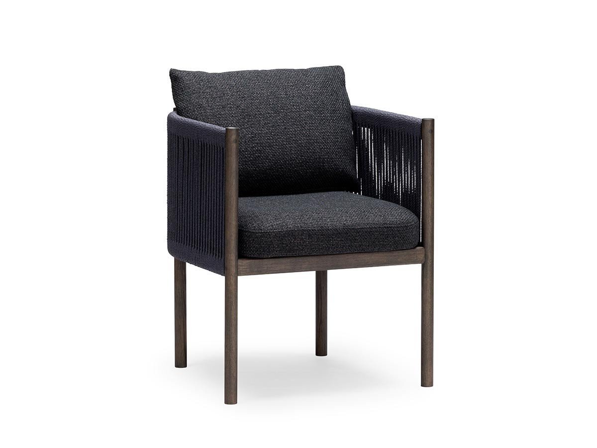 【アリアケ/ARIAKE / GOODS】のBraid Chair / ブレイド(組紐)チェア ダイニング用 インテリア・キッズ・メンズ・レディースファッション・服の通販 founy(ファニー) 　送料無料　Free Shipping　コレクション　Collection, Seasonal Line　コンパクト　Compact, Small Size　テーブル　Table, Dining Table　デスク　Desk, Work Desk　ペーパー　Paper, Kraft Paper　ホーム・キャンプ・アウトドア・お取り寄せ　Home Living / Home & Lifestyle / Camping Gear / Outdoor Camping　家具・インテリア　Home Furniture & Interior. Stylish & Functional Living Spaces　チェア・椅子　Seating & Chairs　ダイニングチェア・木製チェア　Dining Chairs　張地:B-CGR(ファブリック / モリデン)、フレーム:スモークオーク|ID: prp329100004941702 ipo3291000000037088796