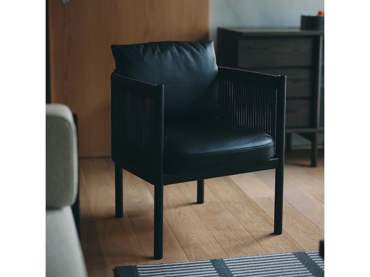 【アリアケ/ARIAKE / GOODS】のBraid Chair / ブレイド(組紐)チェア ダイニング用 インテリア・キッズ・メンズ・レディースファッション・服の通販 founy(ファニー) 　送料無料　Free Shipping　コレクション　Collection, Seasonal Line　コンパクト　Compact, Small Size　テーブル　Table, Dining Table　デスク　Desk, Work Desk　ペーパー　Paper, Kraft Paper　ホーム・キャンプ・アウトドア・お取り寄せ　Home Living / Home & Lifestyle / Camping Gear / Outdoor Camping　家具・インテリア　Home Furniture & Interior. Stylish & Functional Living Spaces　チェア・椅子　Seating & Chairs　ダイニングチェア・木製チェア　Dining Chairs　参考イメージ(フレーム:スミアッシュ)|ID: prp329100004941702 ipo3291000000037088798