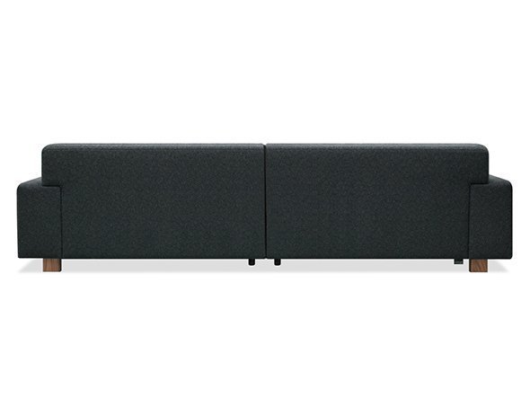 【フランネルソファ/FLANNEL SOFA / GOODS】のBRICK 4P WIDE SOFA / ブリック 4人掛け ワイドソファ インテリア・キッズ・メンズ・レディースファッション・服の通販 founy(ファニー) 　オイル　Body Oil　スタイリッシュ　Stylish, Fashionable　スプリング　Spring, Spring Collection　フォルム　Silhouette, Form　ワイド　Wide, Wide Fit　ホーム・キャンプ・アウトドア・お取り寄せ　Home Living / Home & Lifestyle / Camping Gear / Outdoor Camping　家具・インテリア　Home Furniture & Interior. Stylish & Functional Living Spaces　ソファー　Couches & Sofas　張地:GQ チャコールグレー(グループ4)、脚部:ウォールナット|ID: prp329100004941718 ipo3291000000037088892