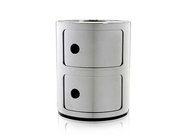 【カルテル/Kartell / GOODS】のCOMPONIBILI / コンポニビリ2(メタリックカラー) インテリア・キッズ・メンズ・レディースファッション・服の通販 founy(ファニー) 　送料無料　Free Shipping　コレクション　Collection, Seasonal Line　ニューヨーク　New York, NYC Style　ホーム・キャンプ・アウトドア・お取り寄せ　Home Living / Home & Lifestyle / Camping Gear / Outdoor Camping　家具・インテリア　Home Furniture & Interior. Stylish & Functional Living Spaces　収納家具・キャビネット　Storage Furniture　シェルフ・オープンラック・収納棚　Open Shelf Rack　クローム|ID: prp329100004941725 ipo3291000000037088941