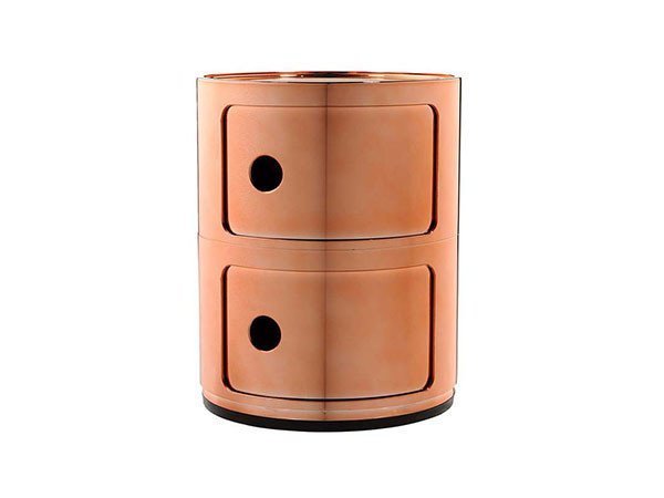 【カルテル/Kartell / GOODS】のCOMPONIBILI / コンポニビリ2(メタリックカラー) インテリア・キッズ・メンズ・レディースファッション・服の通販 founy(ファニー) 　送料無料　Free Shipping　コレクション　Collection, Seasonal Line　ニューヨーク　New York, NYC Style　ホーム・キャンプ・アウトドア・お取り寄せ　Home Living / Home & Lifestyle / Camping Gear / Outdoor Camping　家具・インテリア　Home Furniture & Interior. Stylish & Functional Living Spaces　収納家具・キャビネット　Storage Furniture　シェルフ・オープンラック・収納棚　Open Shelf Rack　カッパー|ID: prp329100004941725 ipo3291000000037088943