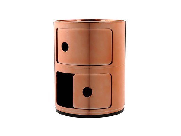 【カルテル/Kartell / GOODS】のCOMPONIBILI / コンポニビリ2(メタリックカラー) インテリア・キッズ・メンズ・レディースファッション・服の通販 founy(ファニー) 　送料無料　Free Shipping　コレクション　Collection, Seasonal Line　ニューヨーク　New York, NYC Style　ホーム・キャンプ・アウトドア・お取り寄せ　Home Living / Home & Lifestyle / Camping Gear / Outdoor Camping　家具・インテリア　Home Furniture & Interior. Stylish & Functional Living Spaces　収納家具・キャビネット　Storage Furniture　シェルフ・オープンラック・収納棚　Open Shelf Rack　カッパー|ID: prp329100004941725 ipo3291000000037088946