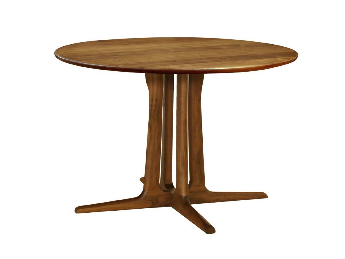 【フライミー ジャパン スタイル/FLYMEe Japan-Style / GOODS】のDINING TABLE / ダイニングテーブル #111526 インテリア・キッズ・メンズ・レディースファッション・服の通販 founy(ファニー) 　テーブル　Table, Dining Table　ラウンド　Round, Round Neck　ホーム・キャンプ・アウトドア・お取り寄せ　Home Living / Home & Lifestyle / Camping Gear / Outdoor Camping　家具・インテリア　Home Furniture & Interior. Stylish & Functional Living Spaces　テーブル　Dining, Coffee & Side Tables　ダイニングテーブル・食卓テーブル　Dining Tables　ホーム・キャンプ・アウトドア・お取り寄せ　Home Living / Home & Lifestyle / Camping Gear / Outdoor Camping　家具・インテリア　Home Furniture & Interior. Stylish & Functional Living Spaces　テーブル　Dining, Coffee & Side Tables　カフェテーブル・丸型テーブル　Cafe & Bistro Tables　天板:ブラックウォールナット、脚部:ブラックウォールナット|ID: prp329100004941728 ipo3291000000037088955