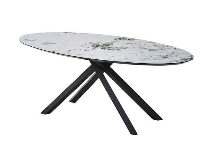 【フライミー ノワール/FLYMEe Noir / GOODS】のOval Dining Table / オーバルダイニングテーブル X脚 #122577 インテリア・キッズ・メンズ・レディースファッション・服の通販 founy(ファウニー) https://founy.com/ オーバル Oval Design テーブル Table, Dining Table モダン Modern, Contemporary モノトーン Monotone, Black and White ホーム・キャンプ・アウトドア・お取り寄せ Home Living / Home & Lifestyle / Camping Gear / Outdoor Camping 家具・インテリア Home Furniture & Interior. Stylish & Functional Living Spaces テーブル Dining, Coffee & Side Tables ダイニングテーブル・食卓テーブル Dining Tables |ID: prp329100004941729 ipo3291000000037276207