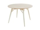 【北の住まい設計社/KITANOSUMAISEKKEISHA / GOODS】のRound Table / ラウンド テーブル 天板:イタヤカエデ(ソープ仕上)、脚部:ホワイト(エッグテンペラ塗装)、サイズ:直径105cm|ID: prp329100004941734 ipo3291000000037275634