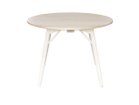 【北の住まい設計社/KITANOSUMAISEKKEISHA / GOODS】のRound Table / ラウンド テーブル 天板:イタヤカエデ(ソープ仕上)、脚部:ホワイト(エッグテンペラ塗装)、サイズ:直径105cm|ID: prp329100004941734 ipo3291000000037275640
