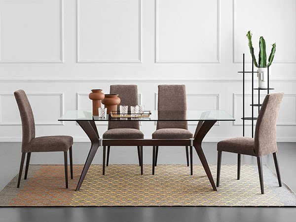 【カリガリス/Calligaris / GOODS】のTOKYO / トーキョー ガラス天板 CS/18-FR 160 インテリア・キッズ・メンズ・レディースファッション・服の通販 founy(ファニー) 　ガラス　Glass, Glassware　テーブル　Table, Dining Table　フレーム　Frame, Outline　ホーム・キャンプ・アウトドア・お取り寄せ　Home Living / Home & Lifestyle / Camping Gear / Outdoor Camping　家具・インテリア　Home Furniture & Interior. Stylish & Functional Living Spaces　テーブル　Dining, Coffee & Side Tables　ダイニングテーブル・食卓テーブル　Dining Tables　脚部P128 ヴェンゲ|ID: prp329100004941737 ipo3291000000037089007